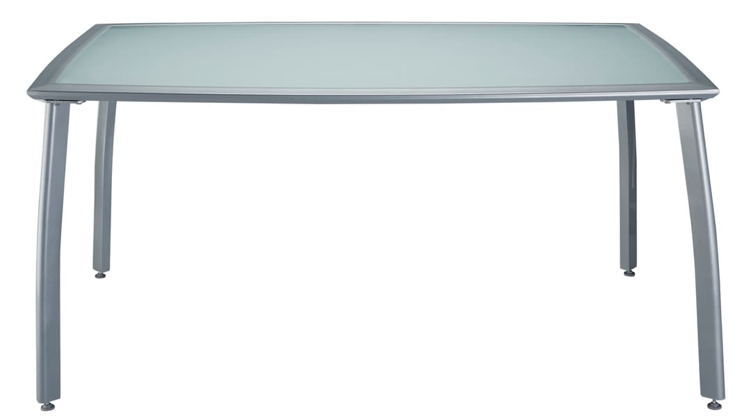 MERXX Gartentisch Lima, 90x150 cm | Silber