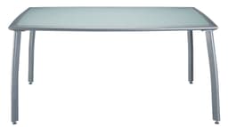 MERXX Gartentisch Lima, 90x150 cm | Silber