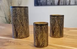 Ambiente Haus Kerzenlaterne Walddesign | Mehrfarbig