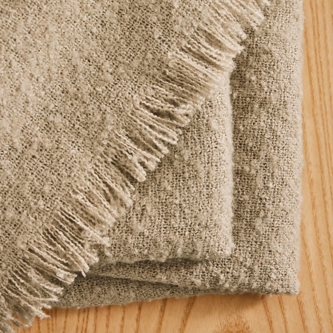 s.Oliver Boucle Wohndecke | Beige