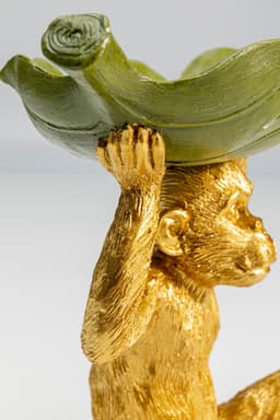 Kare Design Dekoschale Banana Leaf | Gold