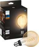 Philips Hue LED-Filament White Globe G93 | Holztöne