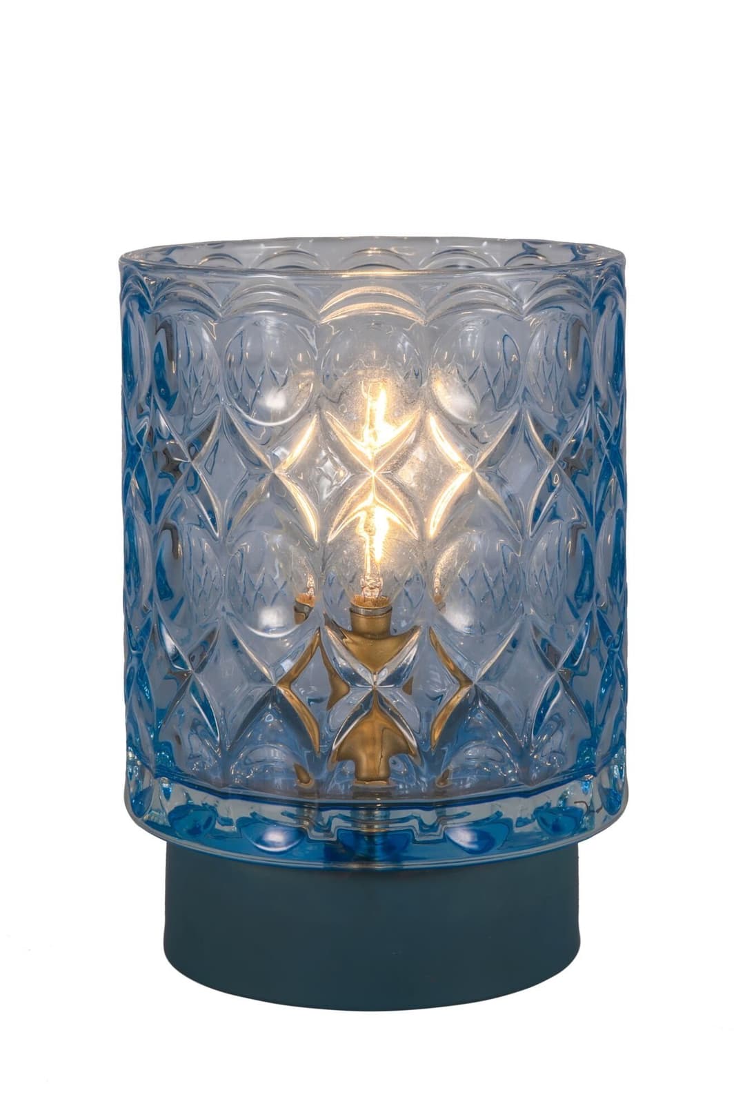 Pauleen LED Tischleuchte Chic Glamour | Blau