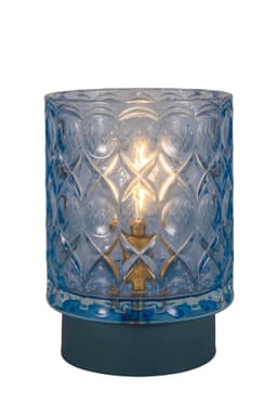 Pauleen LED Tischleuchte Chic Glamour | Blau