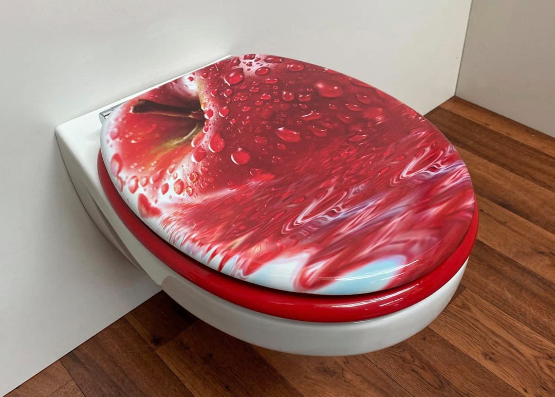 ADOB WC-Sitz Apfel | Rot