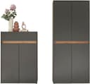 Home affaire Garderoben-Set City/Giron | Grau 3