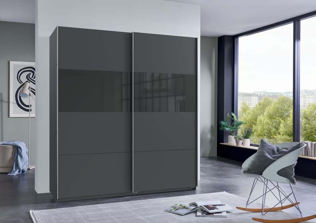 Wimex Schwebetürenschrank Bramfeld | Grau