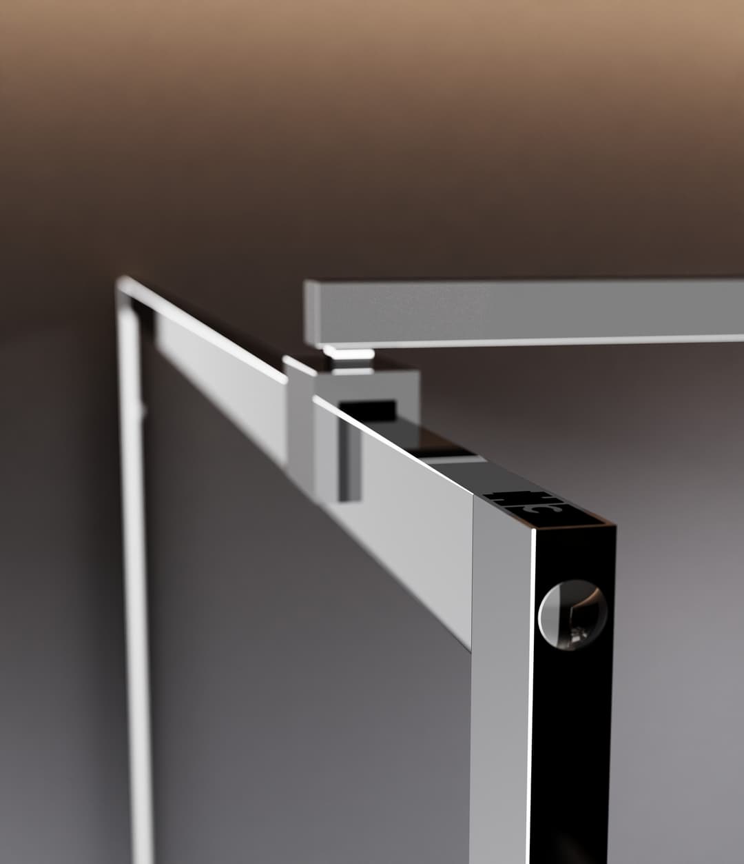 welltime Walk-in-Dusche | Silber