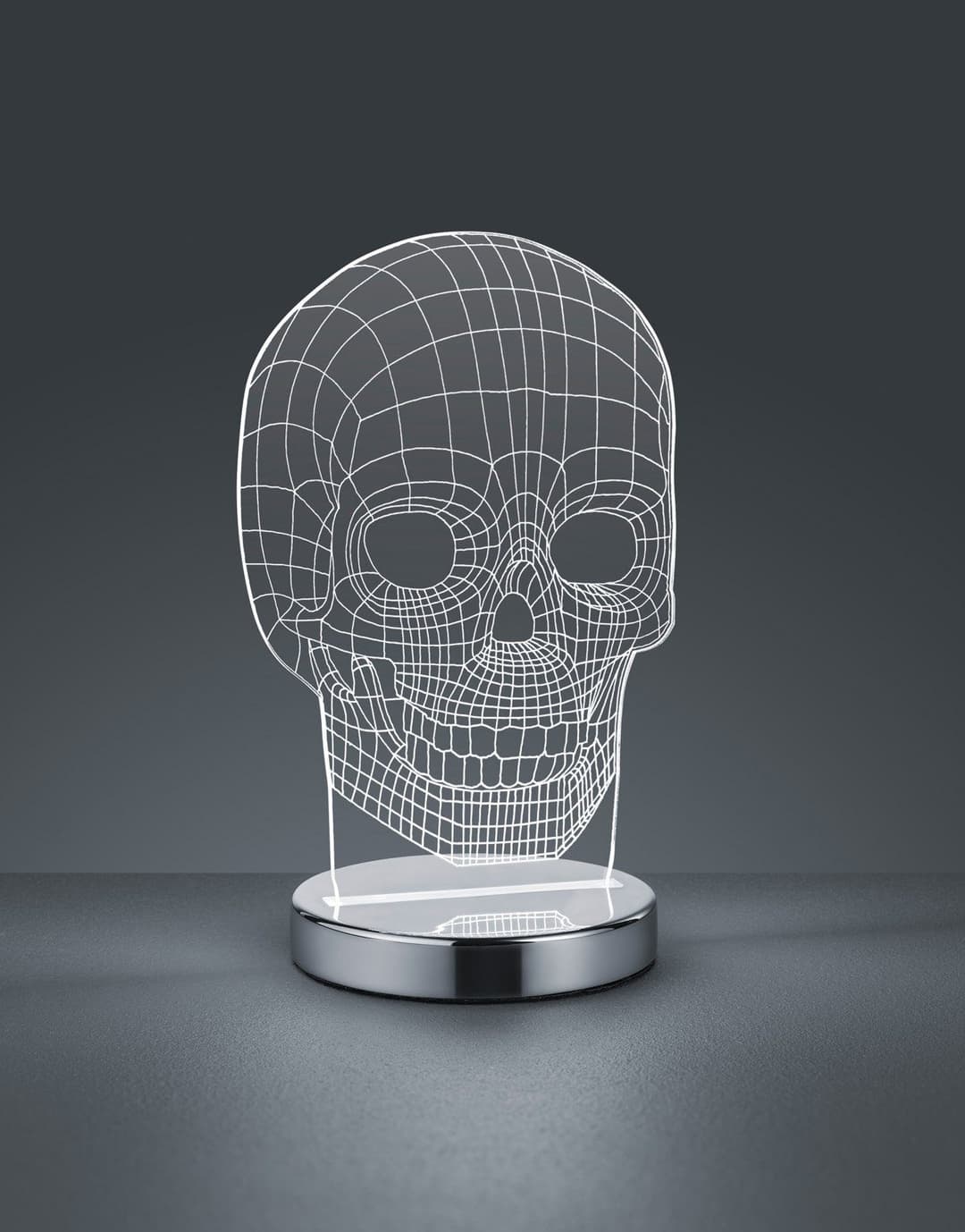 Reality Leuchten LED Tischleuchte Skull | Mehrfarbig