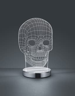 Reality Leuchten LED Tischleuchte Skull | Mehrfarbig