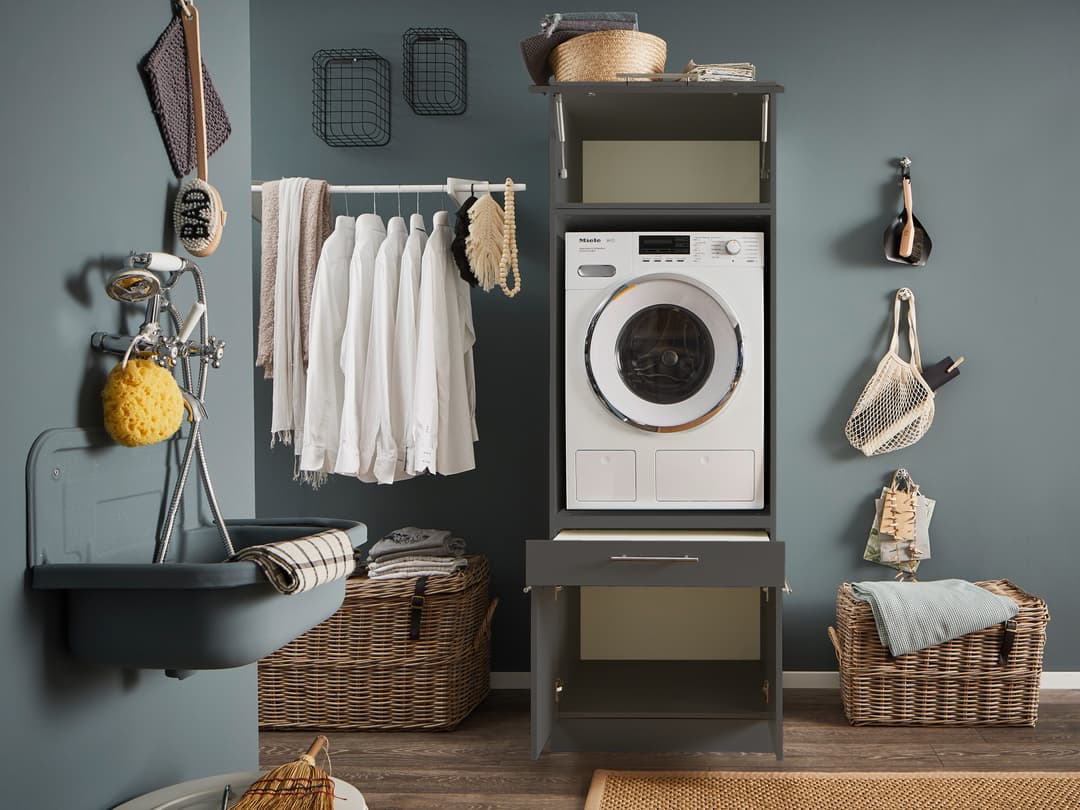 Laundreezy Mehrzweckschrank-Set LAUNDREEZY LDSK1 | Grau