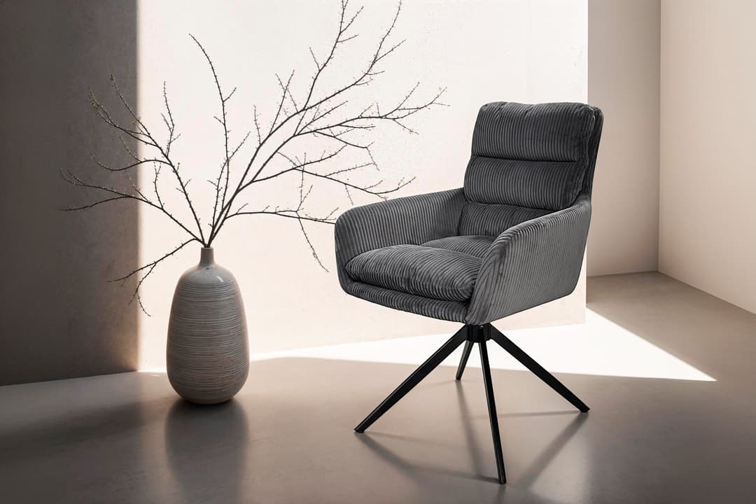byLIVING Esszimmerstuhl Pura | Grau