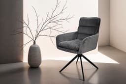 byLIVING Esszimmerstuhl Pura | Grau