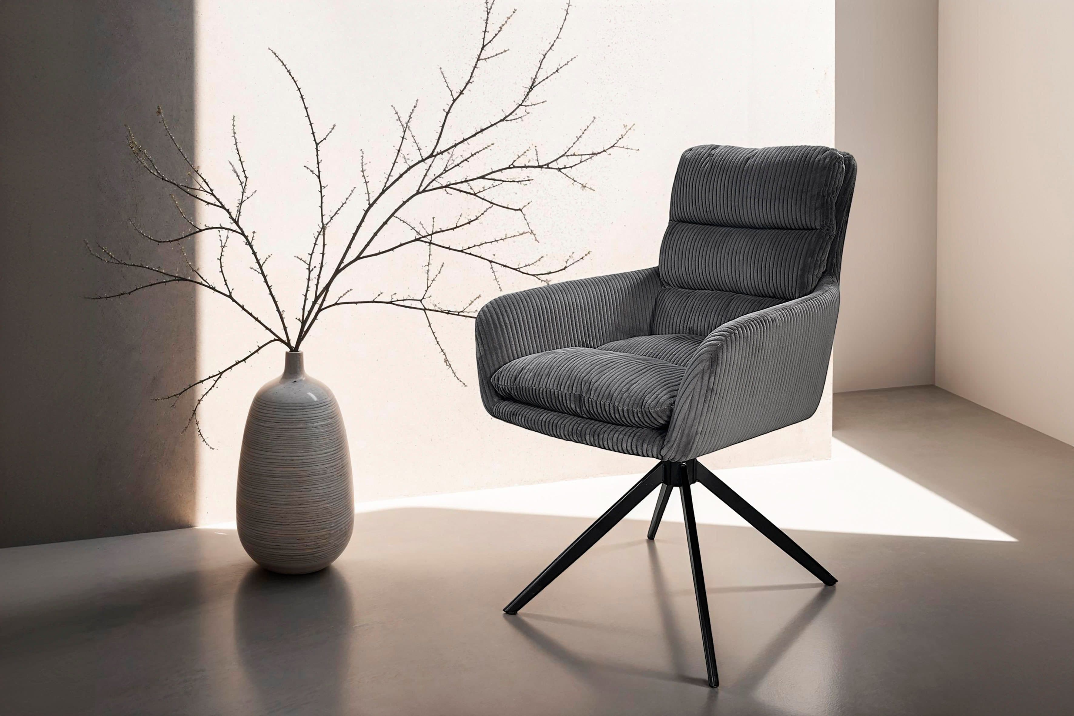 byLIVING Esszimmerstuhl Pura | Grau