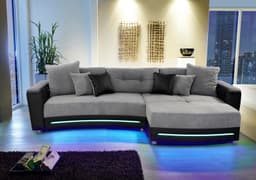 Jockenhöfer Gruppe Ecksofa Laredo | Grau