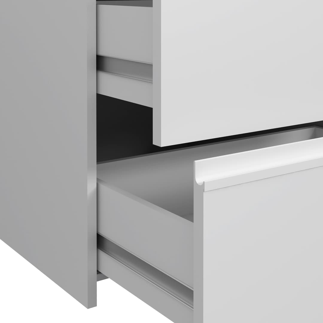 FORTE Schwebetürenschrank Winn2 | Weiß