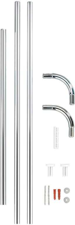 WENKO Winkelstange Universal | Silber