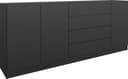borchardt Möbel Sideboard Vaasa | Schwarz 2