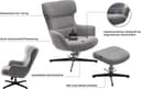 Home affaire Sessel Clarah Relaxsessel | Grau 3
