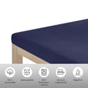 OTTO home Spannbettlaken Topper Basic | Blau 2