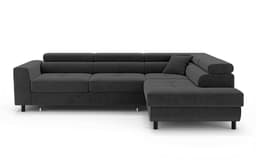 OTTO home Ecksofa AADEN Schlafsofa | Schwarz