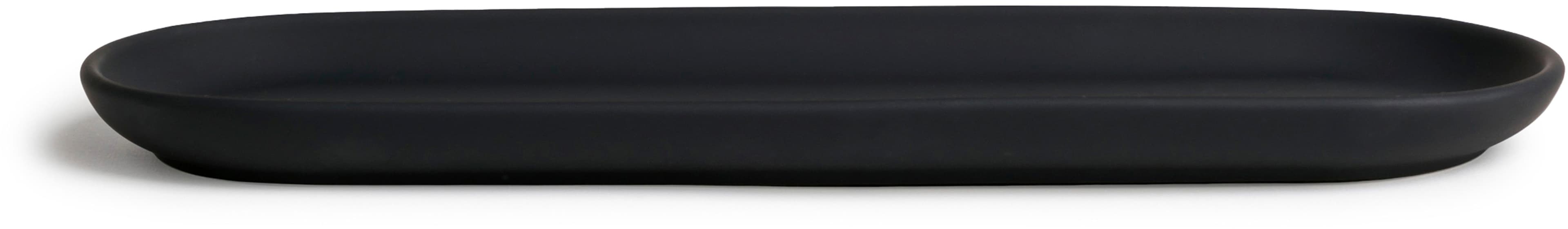 Möve Dekoschale Black Velvet | Schwarz