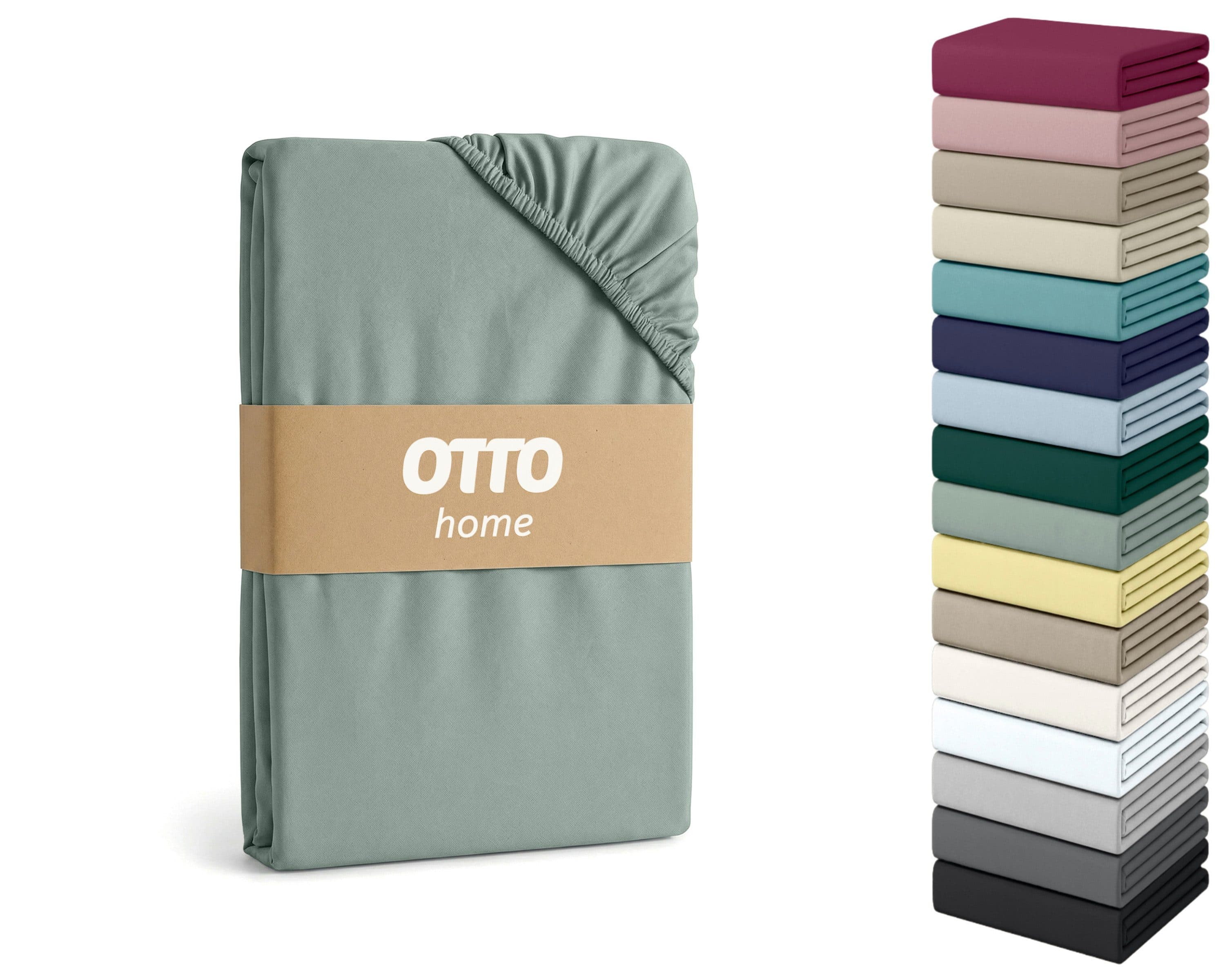 OTTO home Spannbettlaken Cremona | Grün