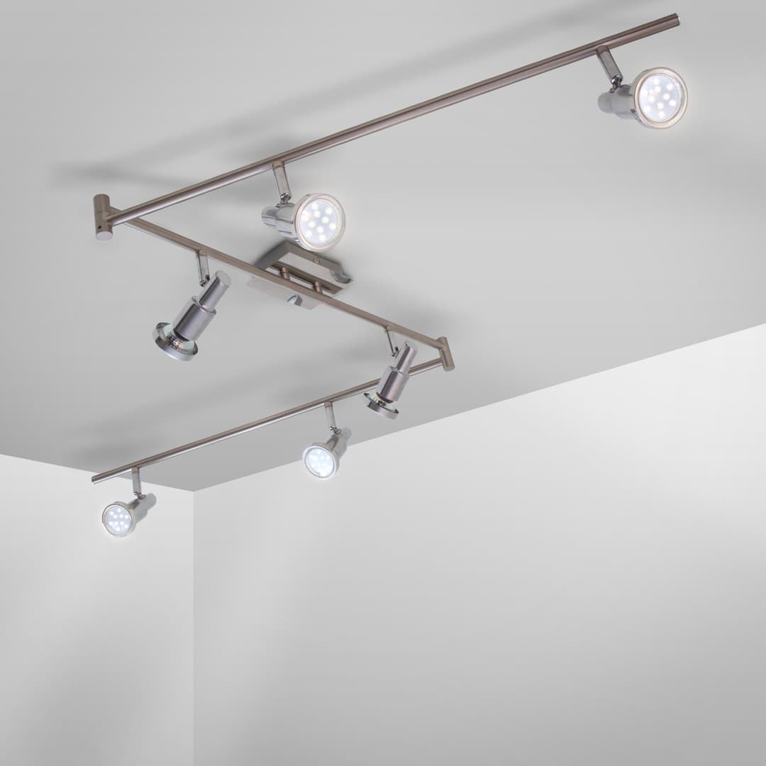 B.K.Licht LED Deckenspots | Grau
