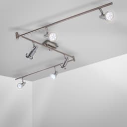 B.K.Licht LED Deckenspots | Grau