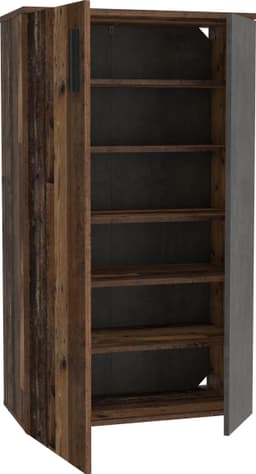 FORTE Schuhschrank Boots | Holztöne