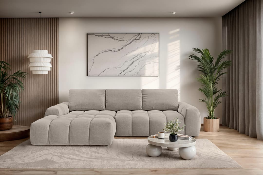 OTTO home Ecksofa AZITA L-Form | Beige