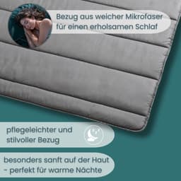 OTTO home Microfaserbettdecke Clarra | Grau