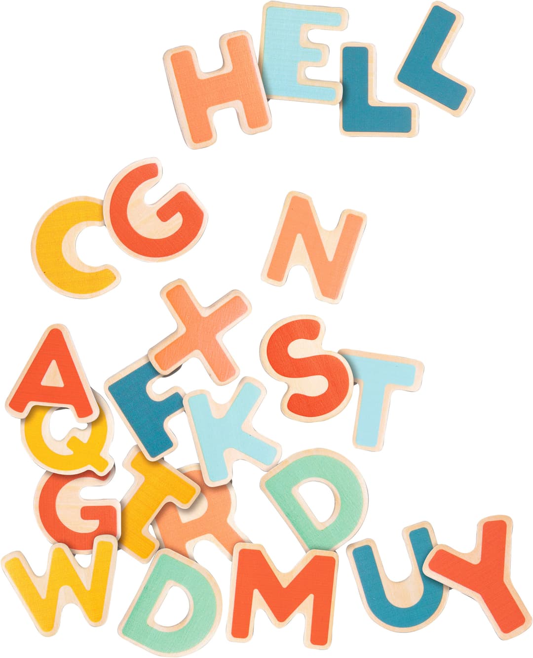 Hape Magnetische Buchstaben | Mehrfarbig