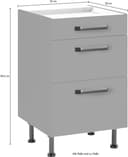 wiho Küchen Unterschrank Simi | Grün 4
