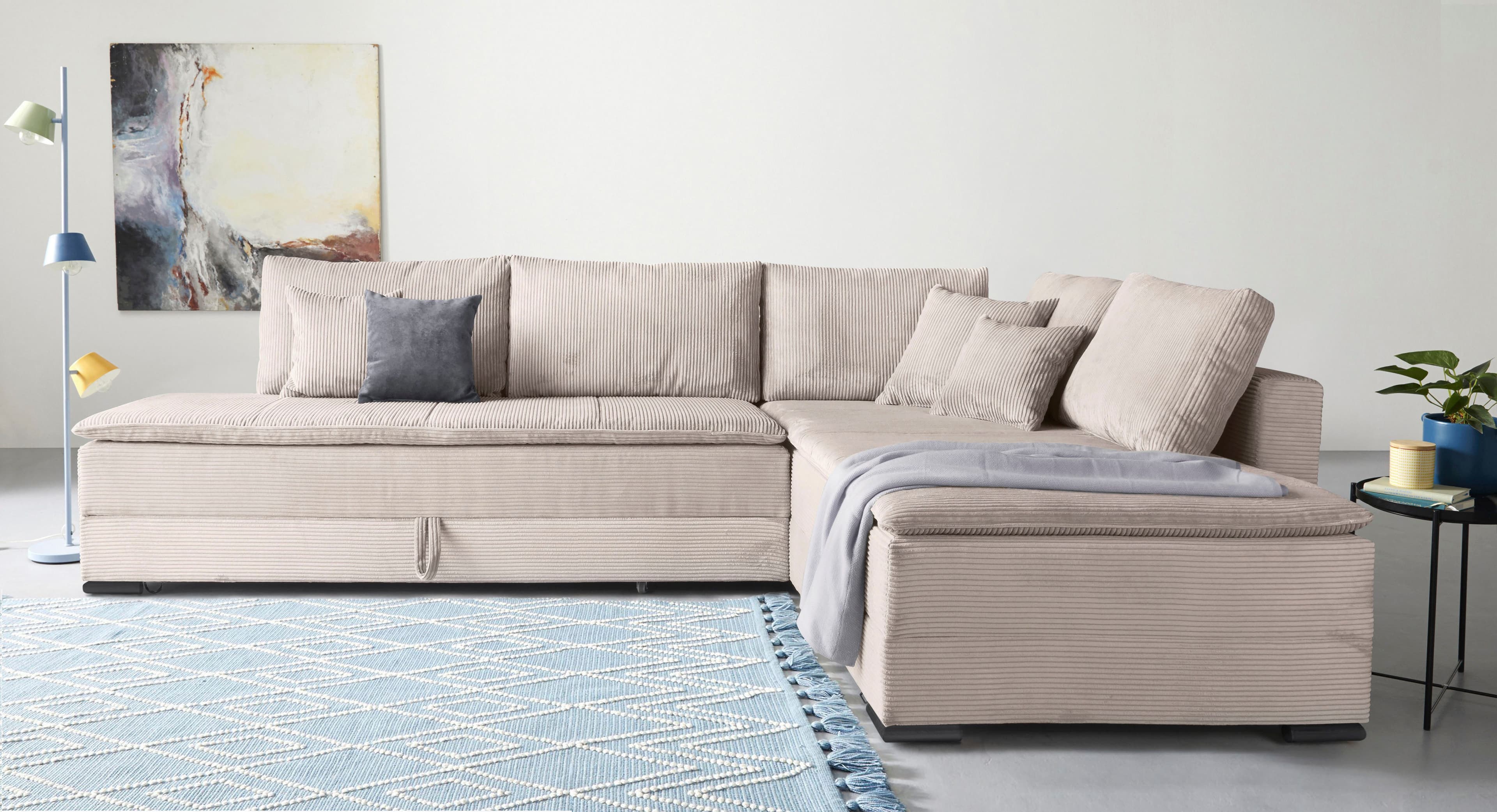 Home affaire Ecksofa Night & Day L-Form | Beige