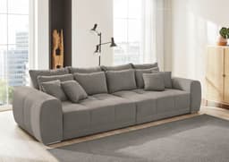 Jockenhöfer Gruppe Big-Sofa Moldau XXL | Grau