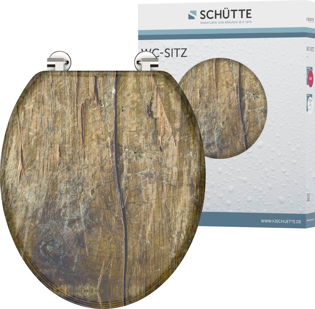 Schütte WC-Sitz Solid Wood | Holztöne