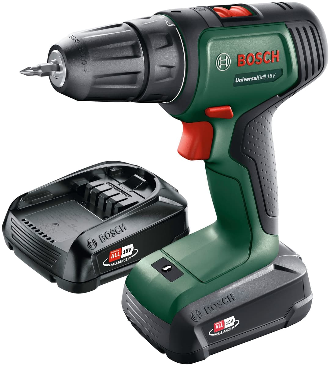 Bosch Home & Garden Universaldrill 18V | Grün