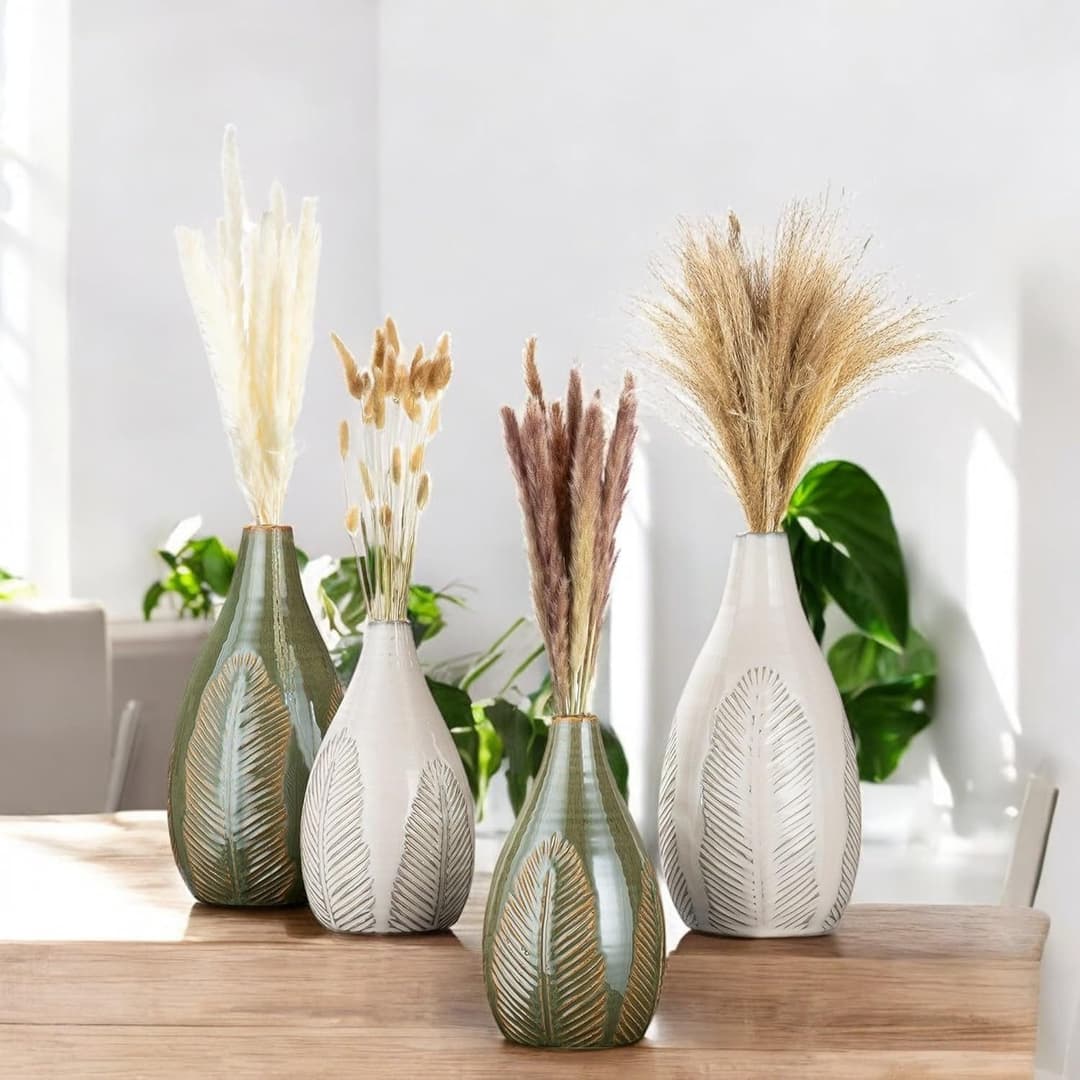 GILDE Dekoobjekt Bündel Trockenblume Seco | Beige