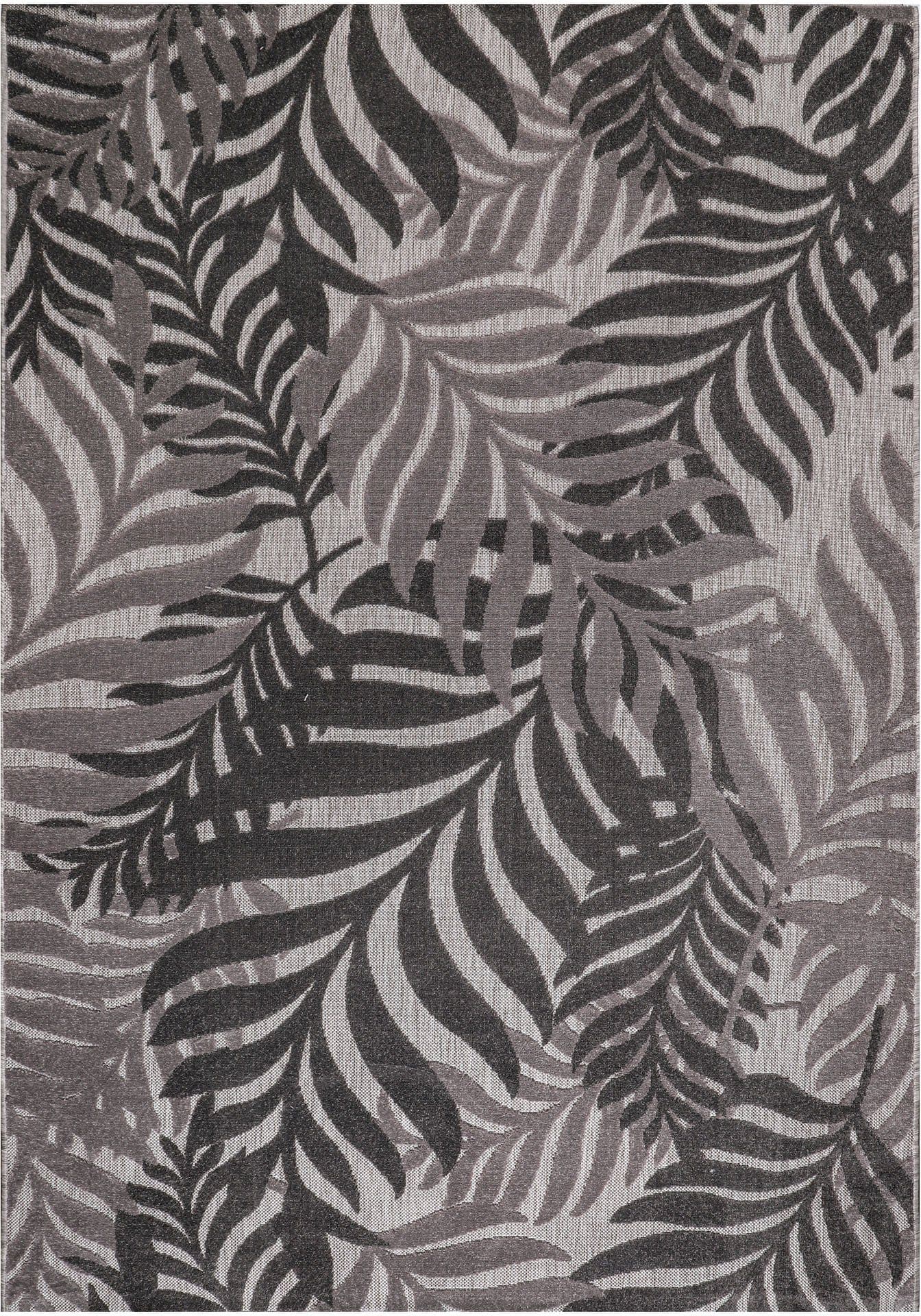 Sanat Teppich Floral Outdoor | Grau