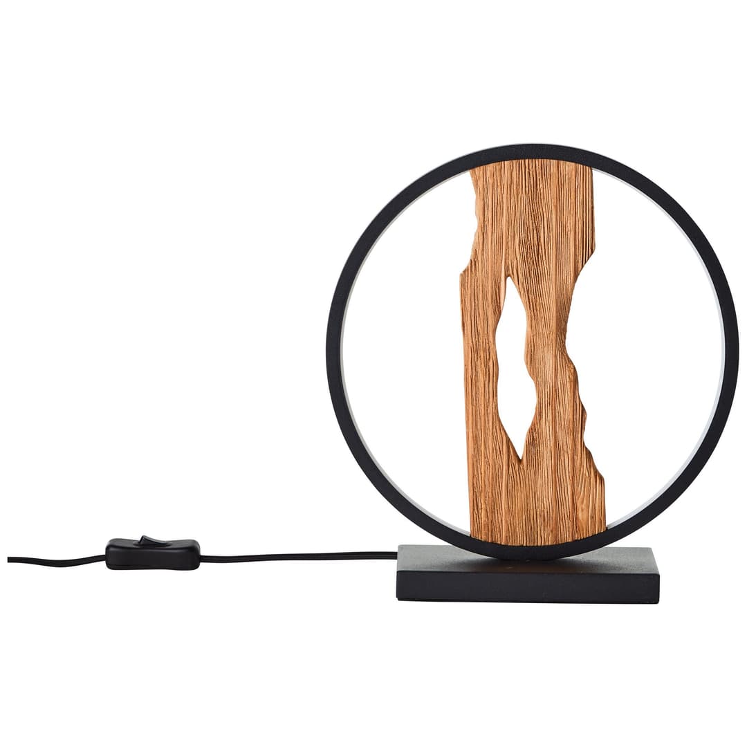 Brilliant LED Tischleuchte Chaumont | Holztöne