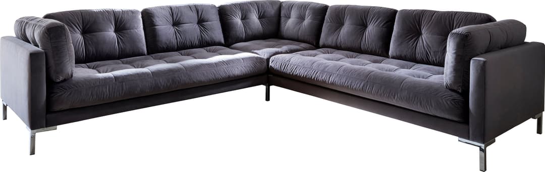 Trends by HG Wohnlandschaft Landau U-Form | Grau