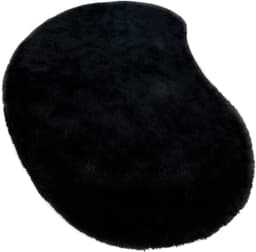 Bruno Banani Hochflor-Teppich Dana Bean shape | Schwarz