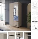 OTTO home Kleiderschrank Lagos | Beige 3