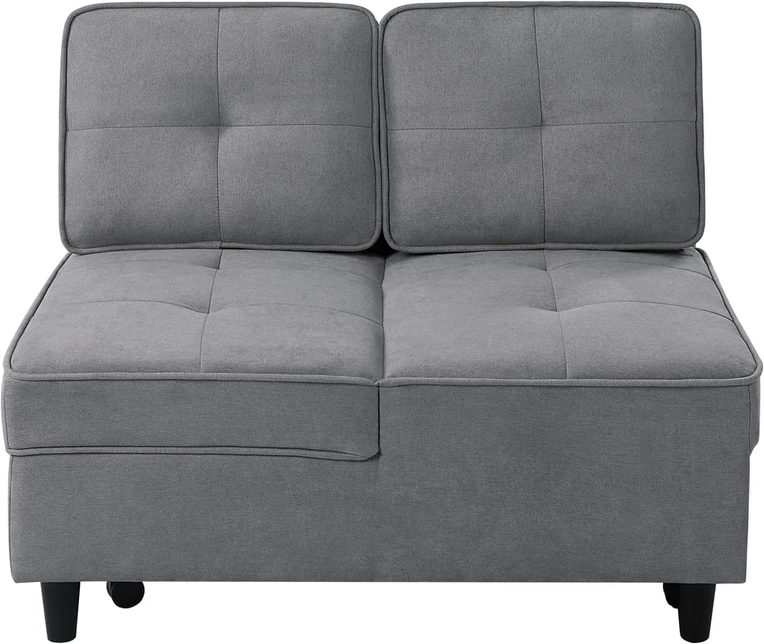 ATLANTIC home collection Schlafsofa Freddy | Grau