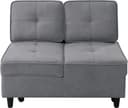 ATLANTIC home collection Schlafsofa Freddy | Grau 3