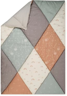 Krabbeldecke Organic, Patchwork | Mehrfarbig