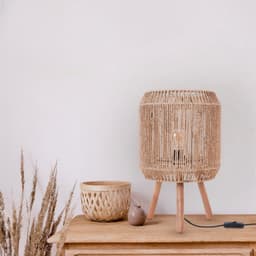 Paco Home Tischleuchte SOL | Braun