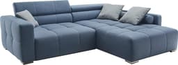 Jockenhöfer Gruppe Ecksofa Salerno | Blau