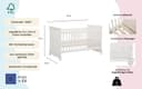 OTTO home Babybett Aimo | Weiß 3